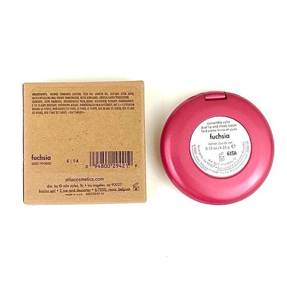 STILA Convertible lip & cheek cream in fuchsia. Barbie Baby pink blush color - Picture 6 of 6